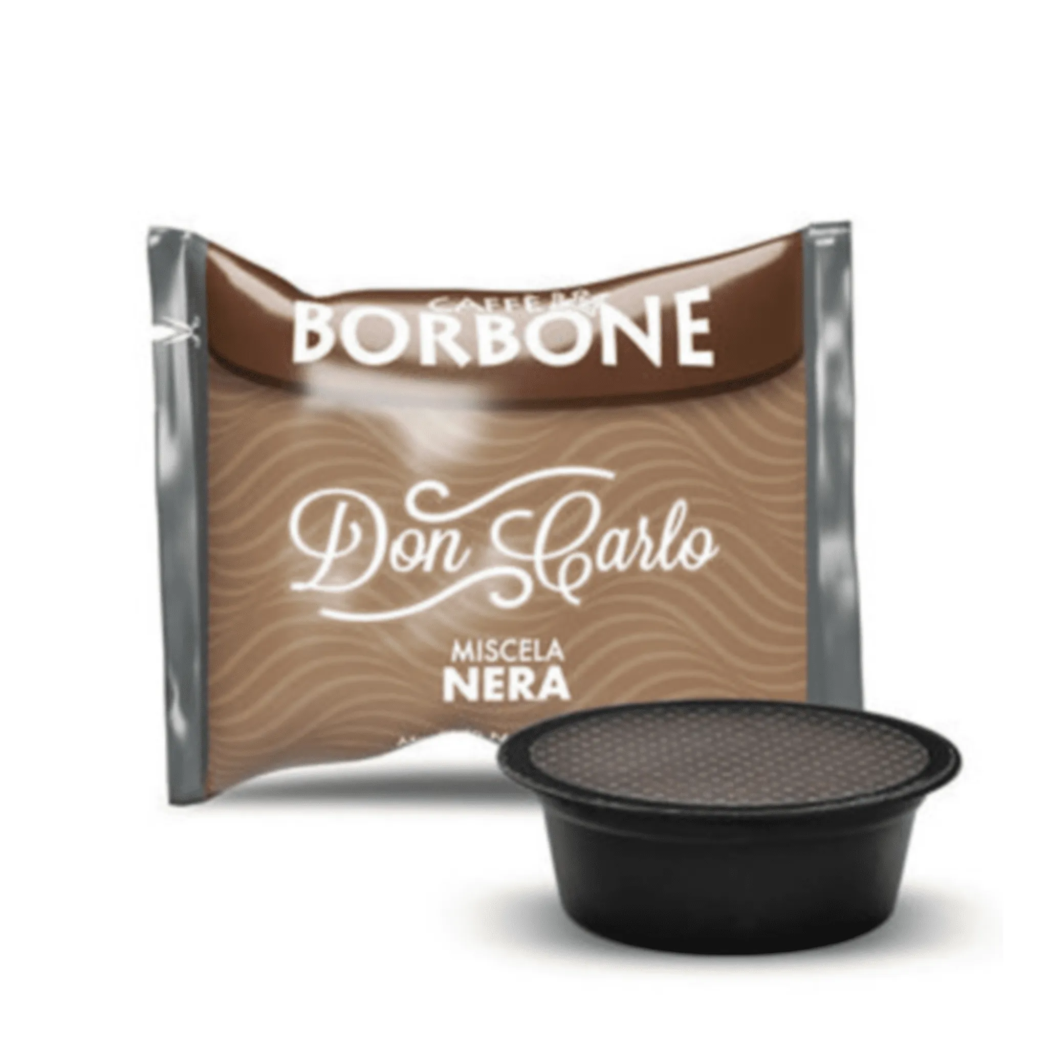 100 Capsule Borbone Don Carlo Miscela NERA - Lavazza A Modo Mio Compatibile