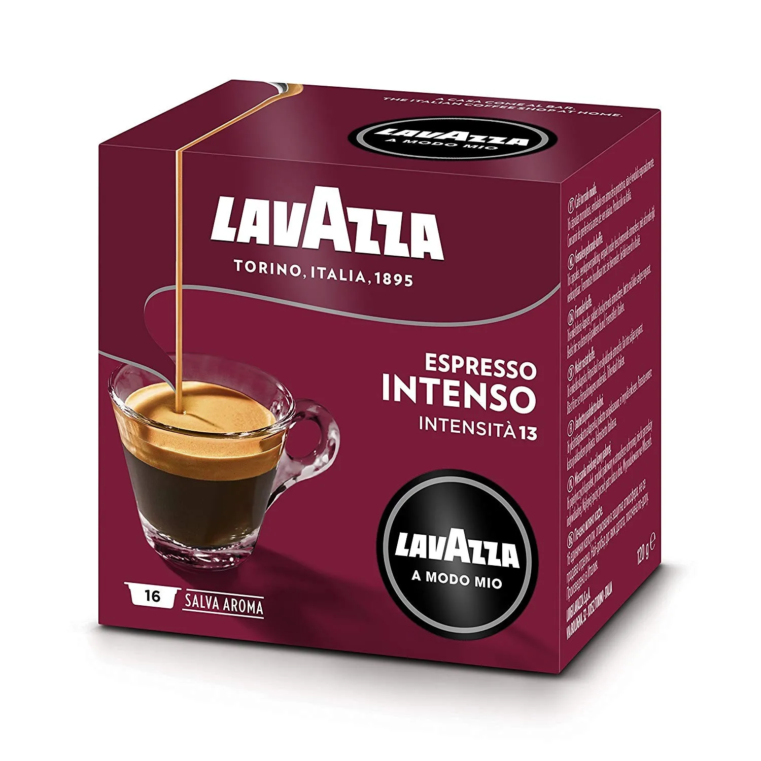 36 Lavazza A Modo Mio INTENSO Capsule Caffè - Intensità 13, Intensità Persuasiva