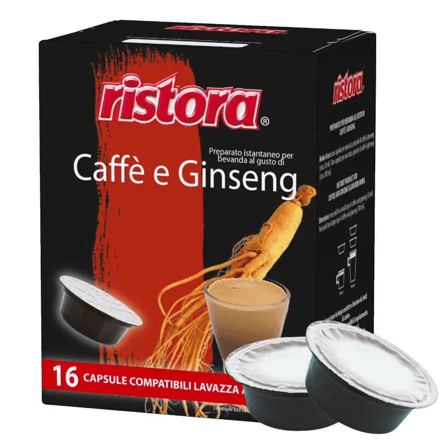GINSENG Ristora Capsule Compatibili Lavazza A Modo Mio - Ginseng Dolce