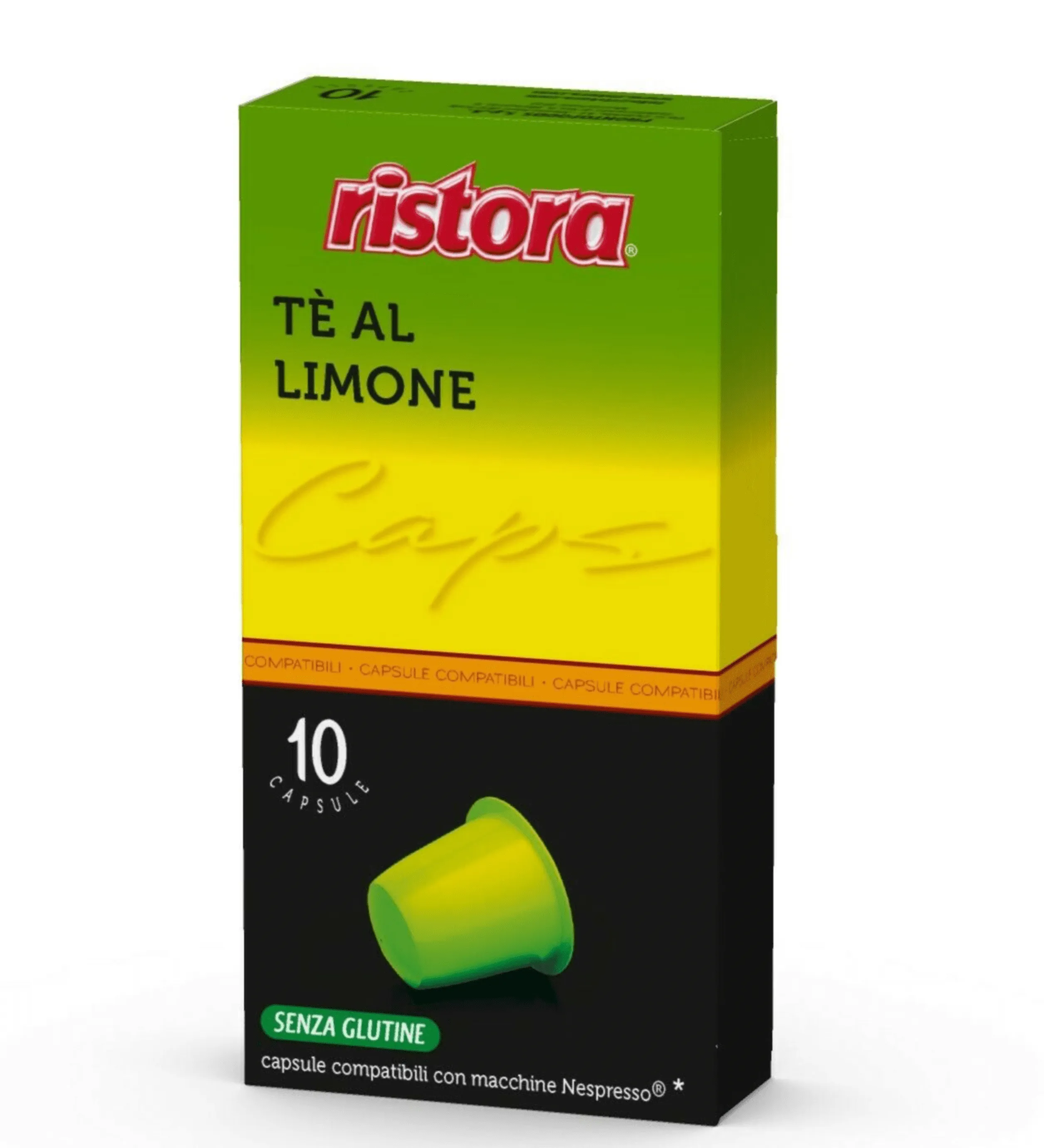 10 capsule Te al Limone Solubile Ristora - compatibili Nespresso