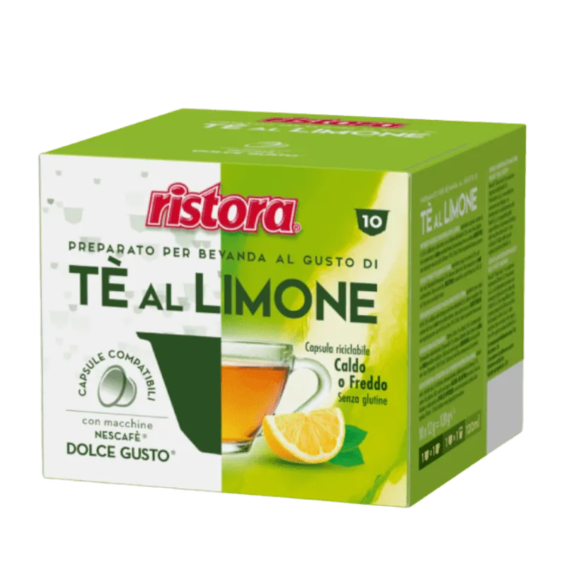 10 Capsule Ristora TE AL LIMONE - compatibili Nescafé Dolce Gusto