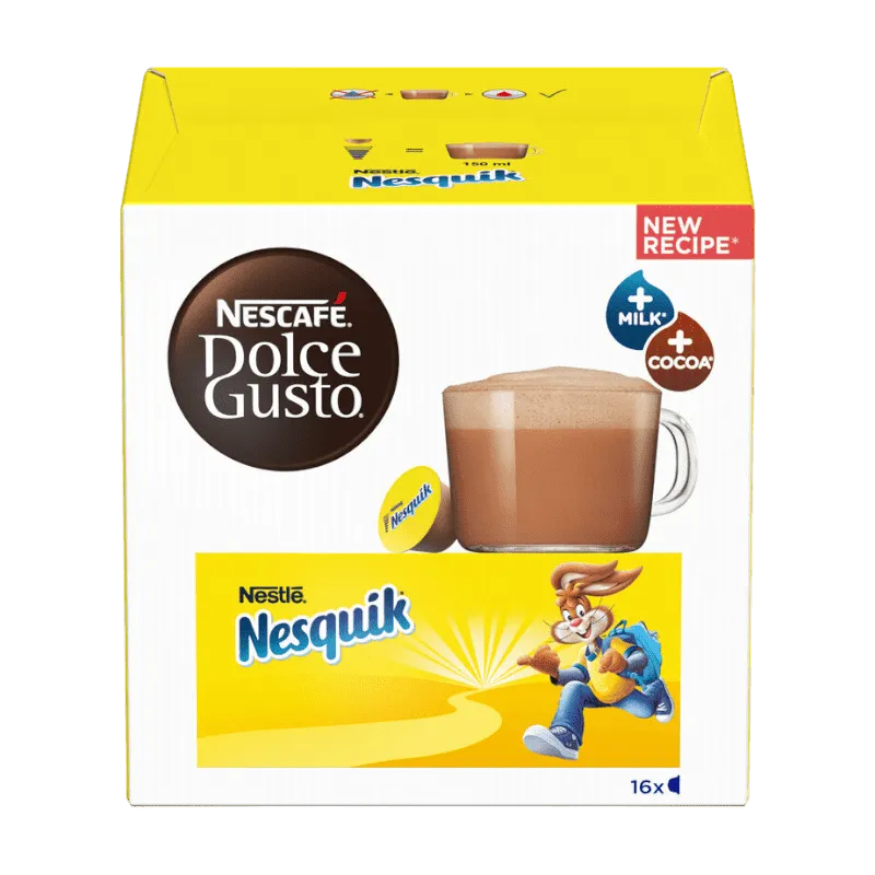 16 Capsule Bevanda NESQUIK Originale Nescafè Dolce Gusto - Latte Cioccolato