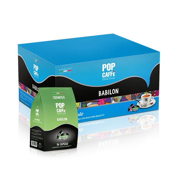 96 Pop Capsule Caffe Babilon CREMOSO Bialetti Compatibili - Dolce