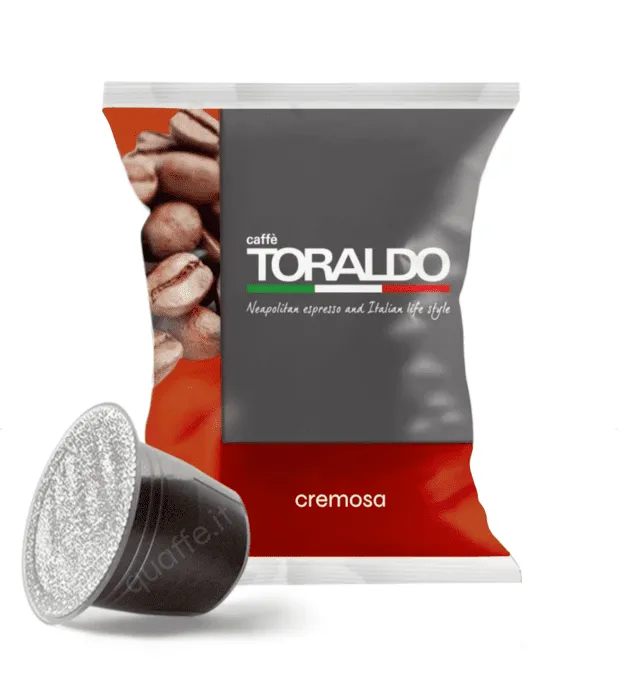 100 Capsule Caffè Toraldo Miscela Cremosa - compatibili Nespresso