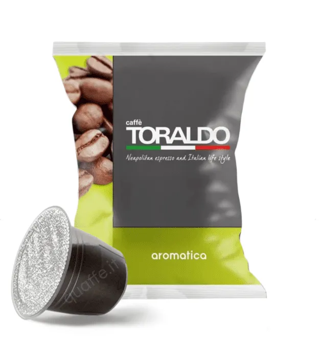 100 Capsule Caffè Toraldo Miscela Aromatica - compatibili Nespresso