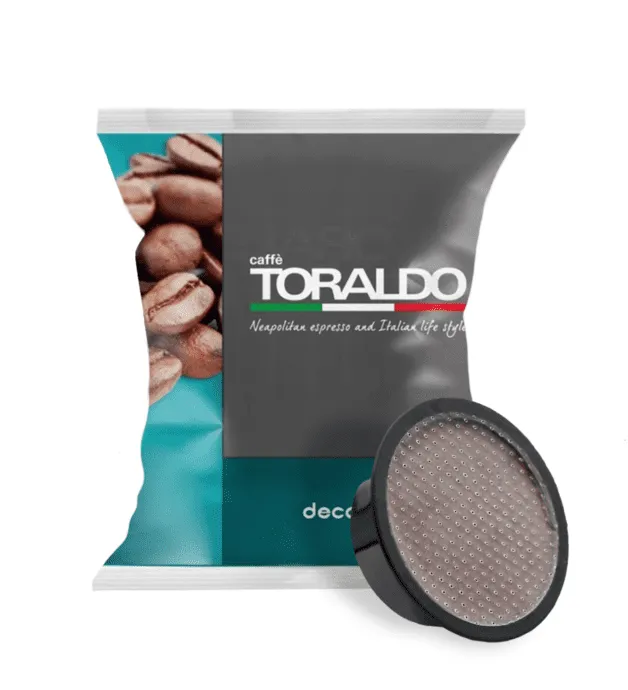 100 Capsule Toraldo Miscela Decaffeinato A Modo Mio - Intensità 3/5