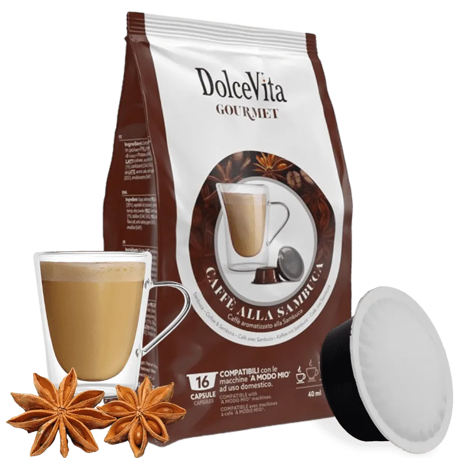 Caffè alla Sambuca Dolce Vita 16 capsule - Lavazza A Modo Mio