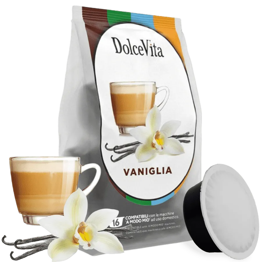Vaniglietta Dolce Vita 16 Capsule Lavazza A Modo Mio - Caffè Vaniglia