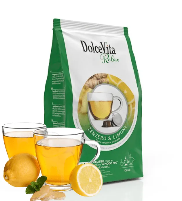 Zenzero e Limone Dolce Vita 16 Capsule - Lavazza a Modo Mio