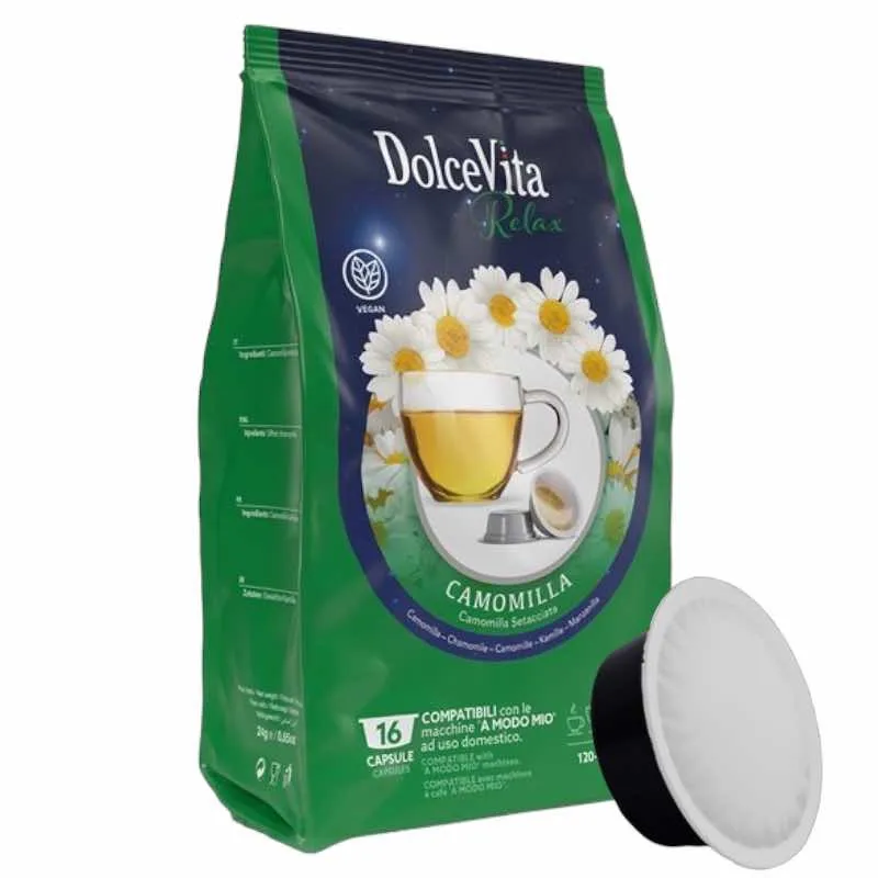 Camomilla Setacciata Dolce Vita 16 capsule - Lavazza A Modo Mio