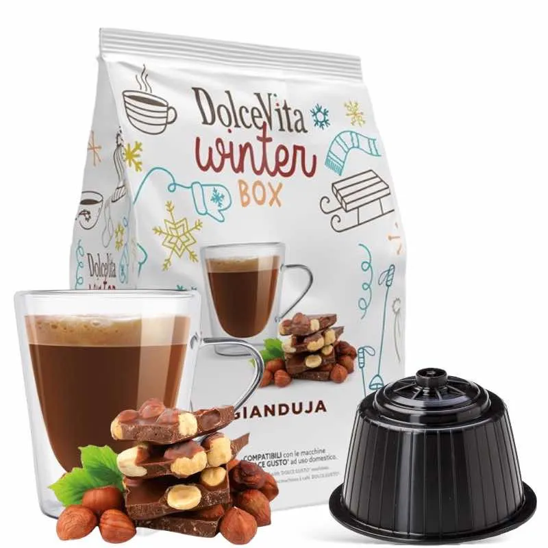 16 capsule Gianduja Dolce Vita Nescafé Dolce Gusto compatibili