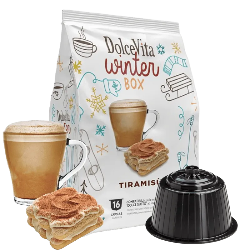 16 capsule Tiramisu Dolce Vita Nescafé Dolce Gusto compatibili