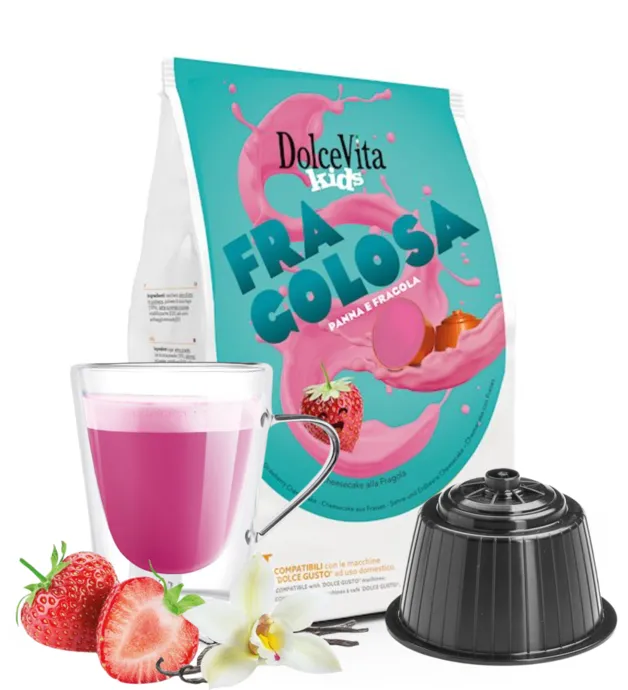 16 capsule Fragolosa Dolce Vita Nescafé Dolce Gusto compatibili