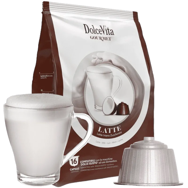 16 capsule Milk Creamer Dolce Vita Nescafé Dolce Gusto compatibili