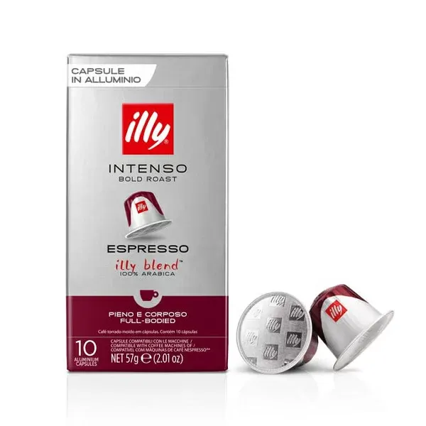 10 capsule Illy Caffè Intenso - compatibili Nespresso