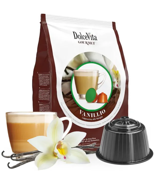 16 capsule Vanillium Dolce Vita - compatibili Dolce Gusto