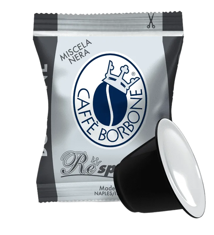 100 capsule Borbone Respresso Miscela Nera - compatibili Nespresso