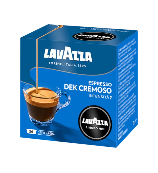 36 capsule caffè Lavazza A Modo Mio Dek Cremoso - Originali