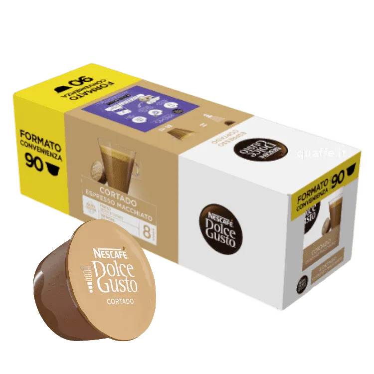 90 Capsule Nescafé Dolce Gusto CORTADO - Espresso Macchiato