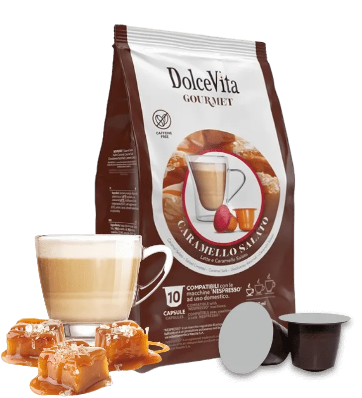10 Capsule CARAMELLO SALATO Dolce Vita Nespresso