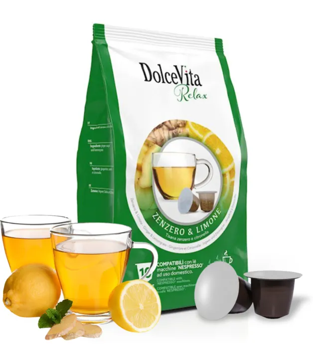 10 Capsule ZENZERO E LIMONE Dolce Vita Nespresso