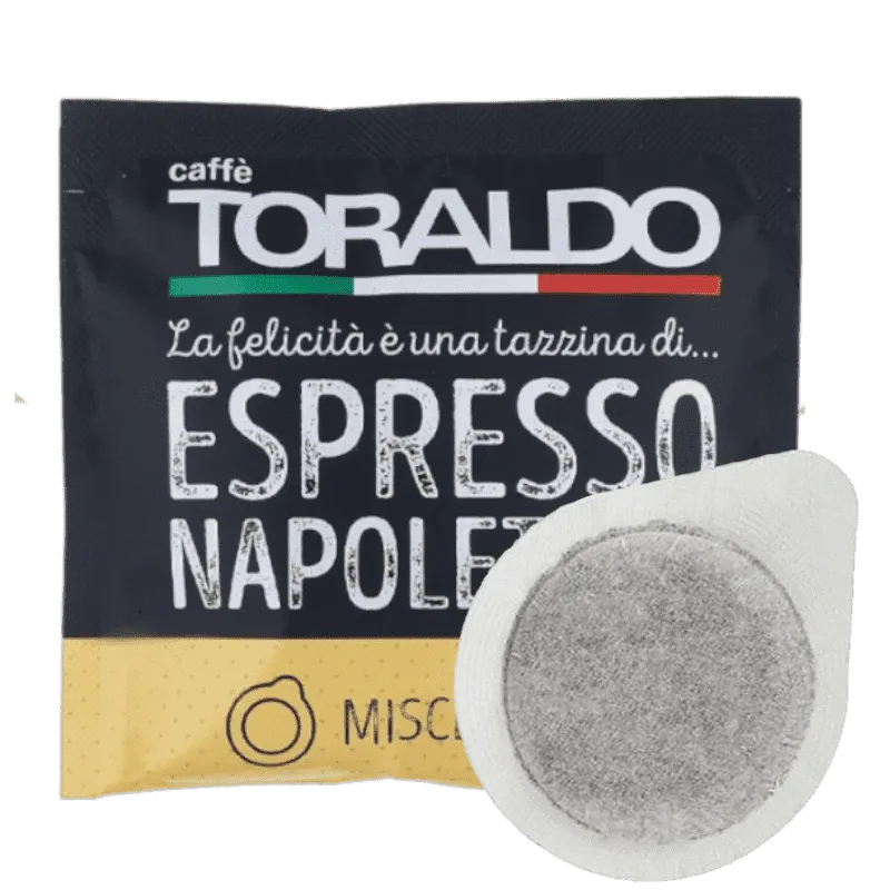 150 Cialde Compostabili TORALDO Decaffeinato ESE 44mm