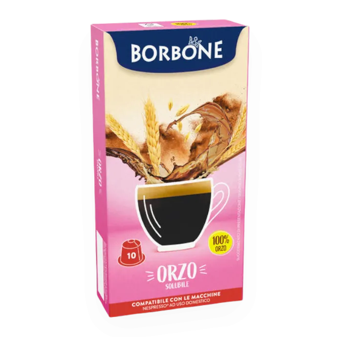 10 capsule Orzo Borbone Compatibile NESPRESSO - 100% orzo