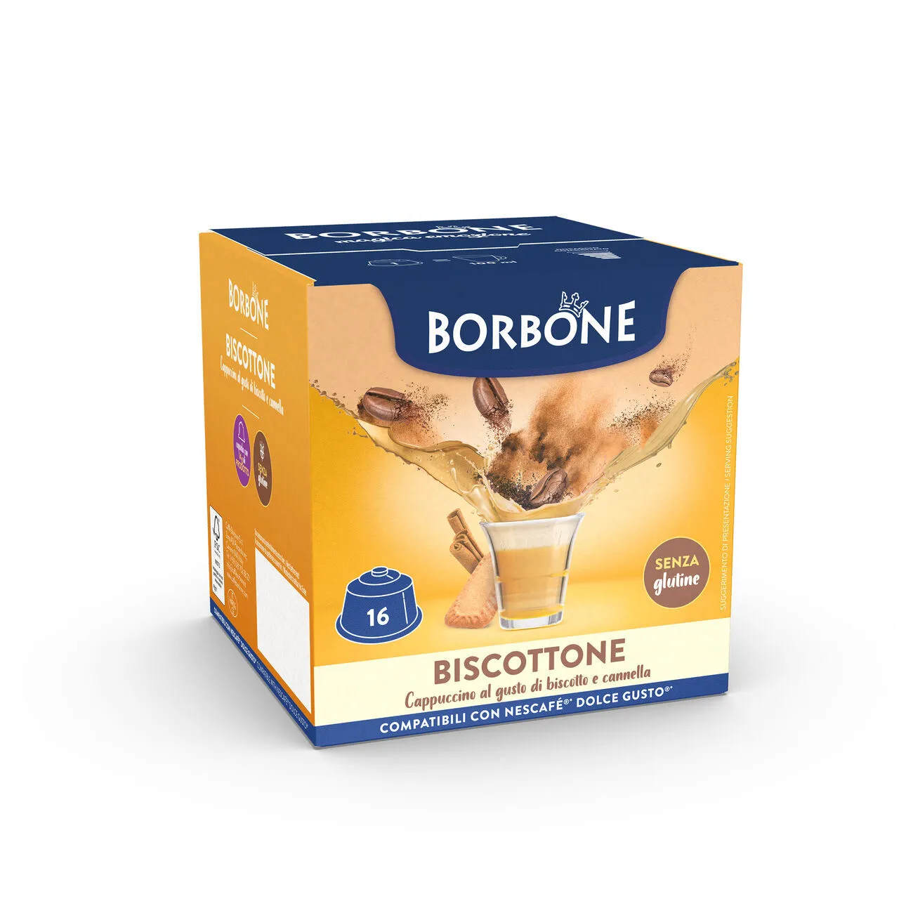 Biscottone Borbone Capsule compatibili NESCAFÈ DOLCE GUSTO