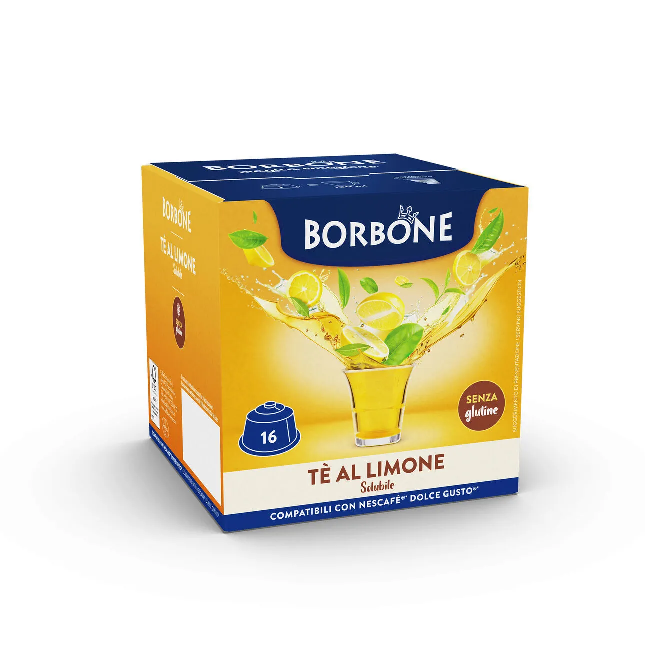 Te al Limone Borbone Capsule compatibili NESCAFE DOLCE GUSTO