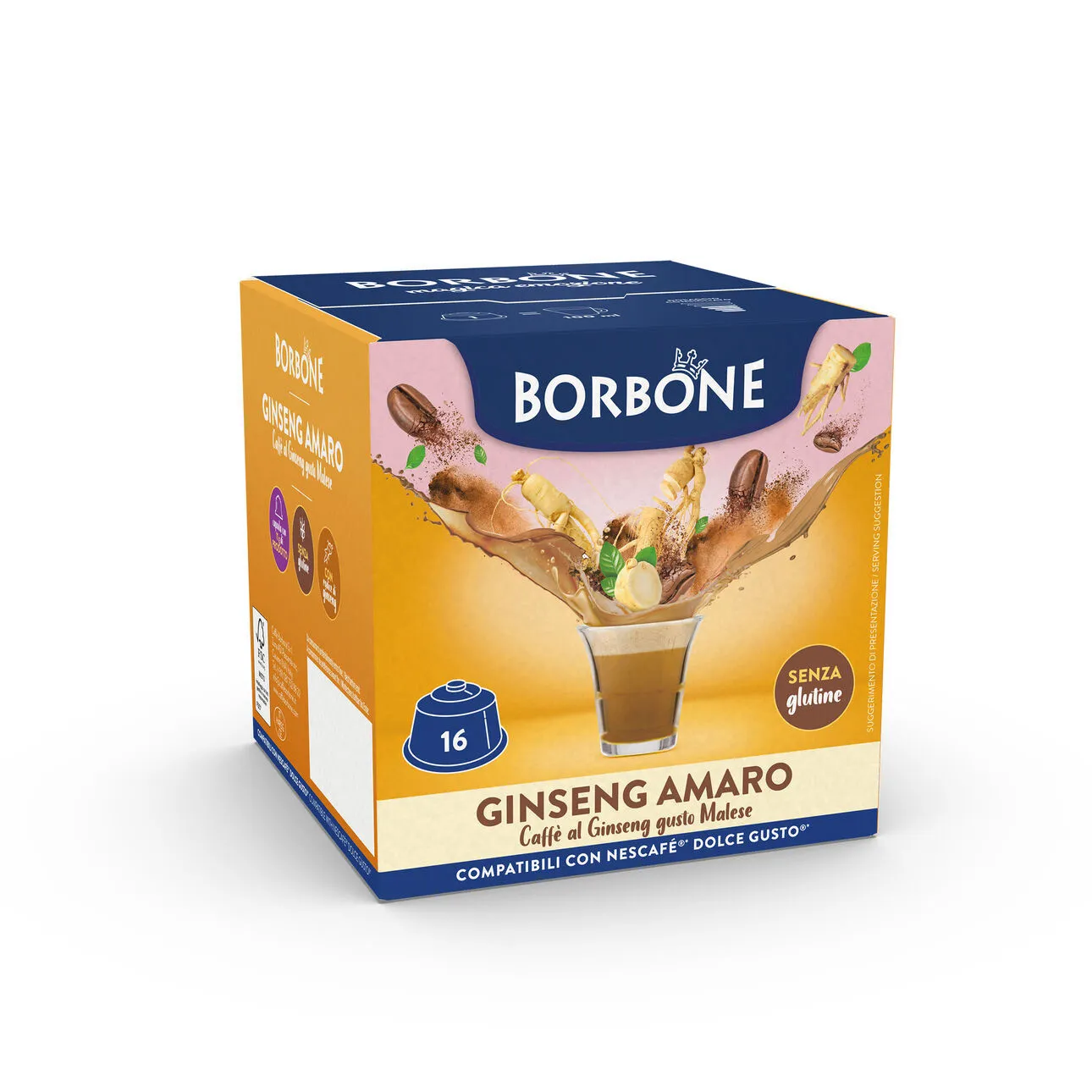 Ginseng Amaro Borbone Capsule compatibili NESCAFÈ DOLCE GUSTO