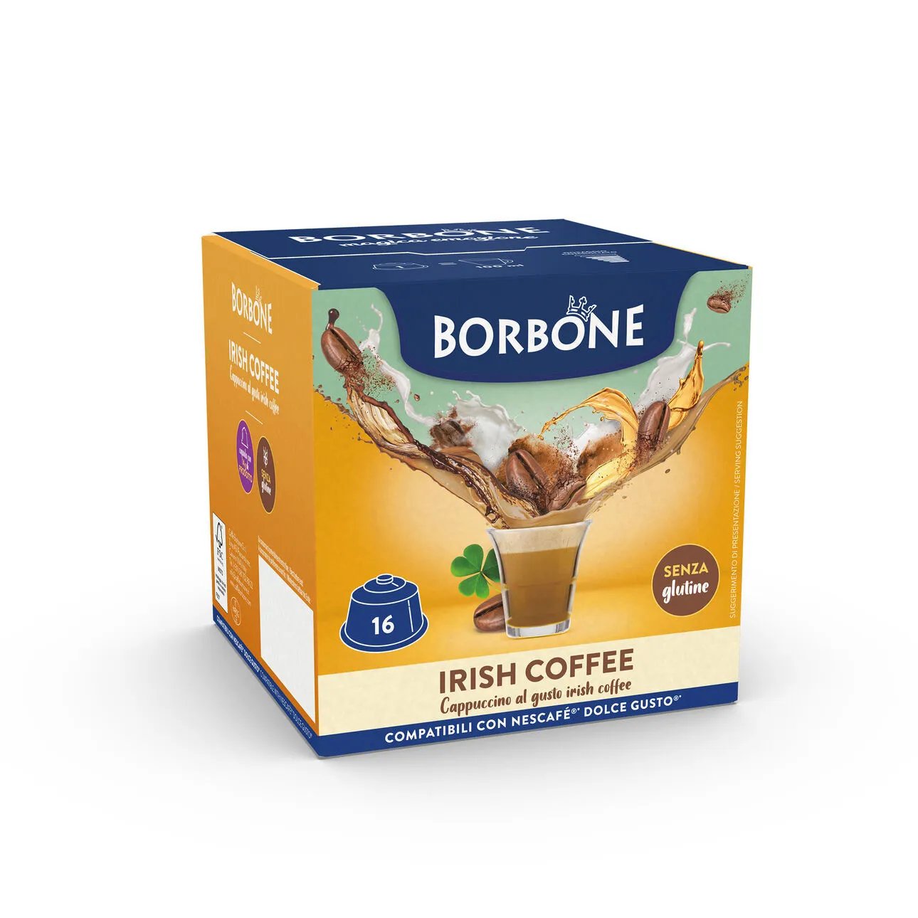 Irish Coffee Borbone Capsule compatibili NESCAFE DOLCE GUSTO