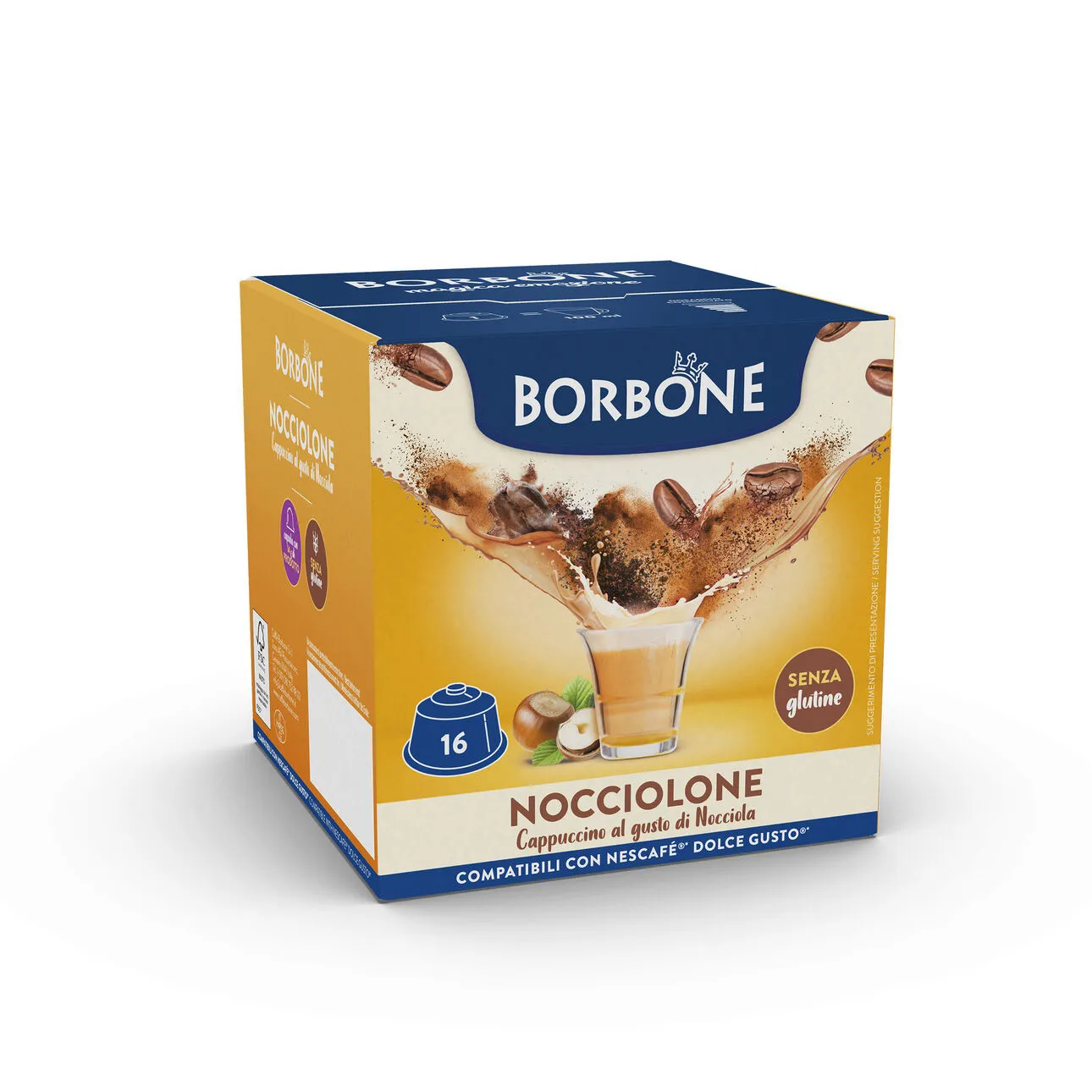Nocciolone Borbone Capsule compatibili NESCAFÈ DOLCE GUSTO