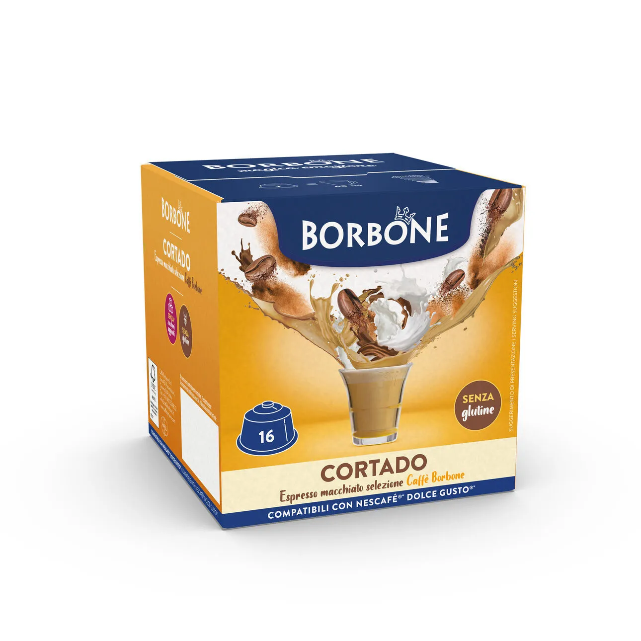 Cortado Borbone Capsule compatibili NESCAFÈ DOLCE GUSTO
