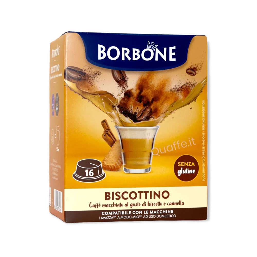 Biscottino Borbone Capsule compatibili LAVAZZA A MODO MIO