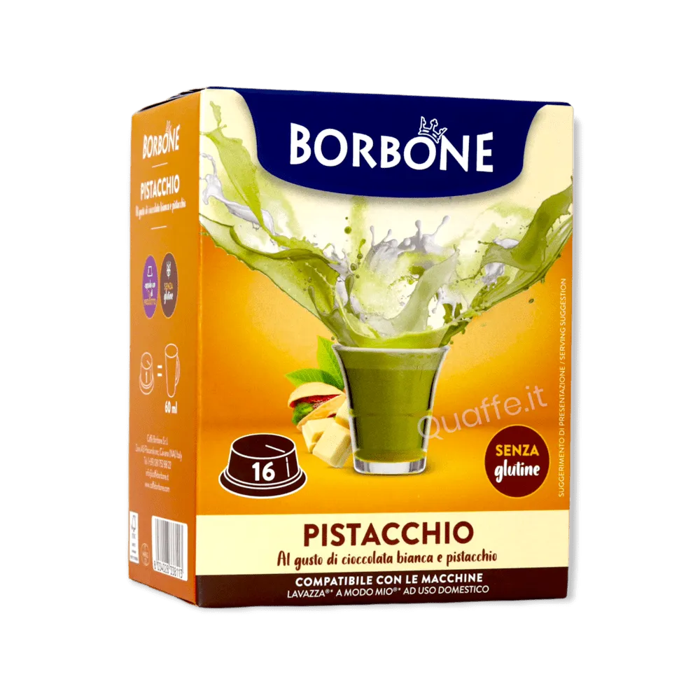 Pistacchio Borbone Capsule compatibili LAVAZZA A MODO MIO