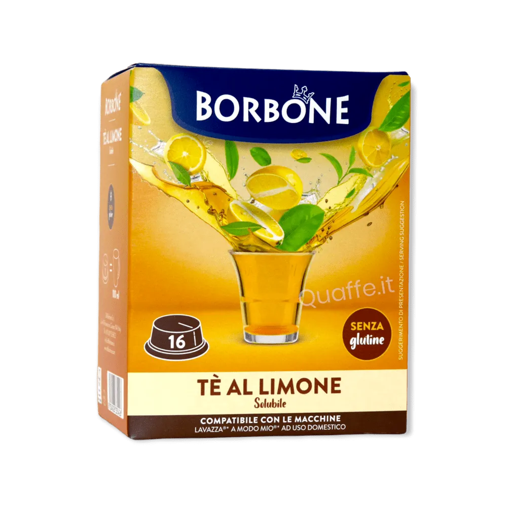 Te al Limone Borbone Capsule compatibili LAVAZZA A MODO MIO