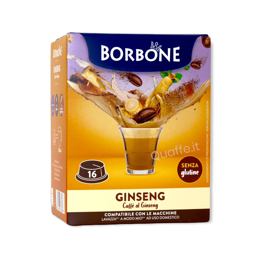 Ginseng Borbone Capsule compatibili LAVAZZA A MODO MIO