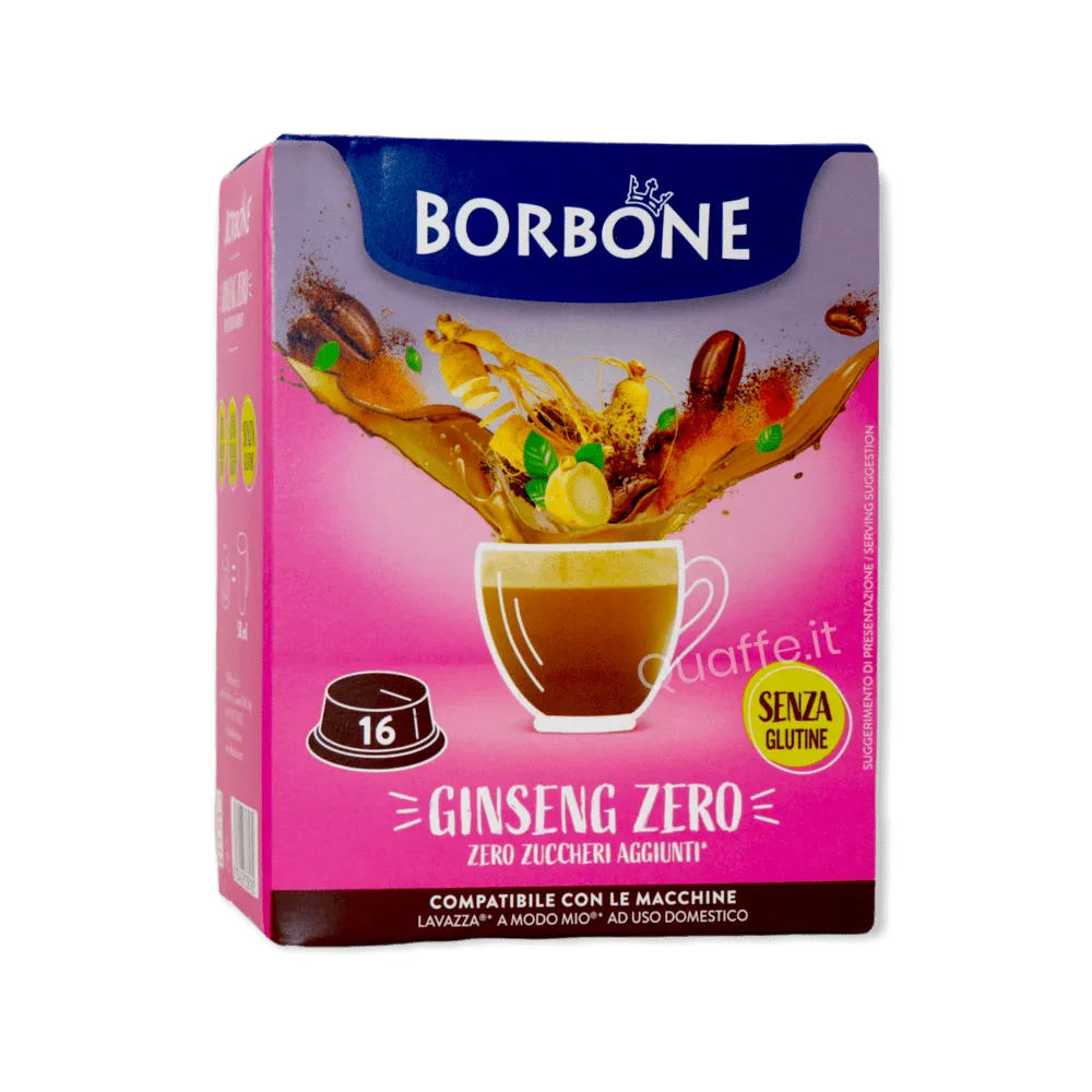 Ginseng Zero Borbone Capsule compatibili LAVAZZA A MODO MIO