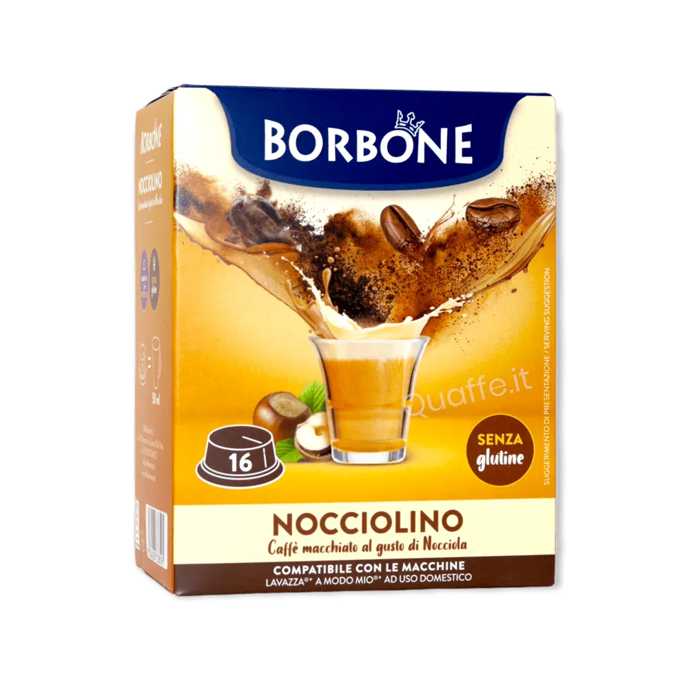 Nocciolino Borbone Capsule compatibili LAVAZZA A MODO MIO