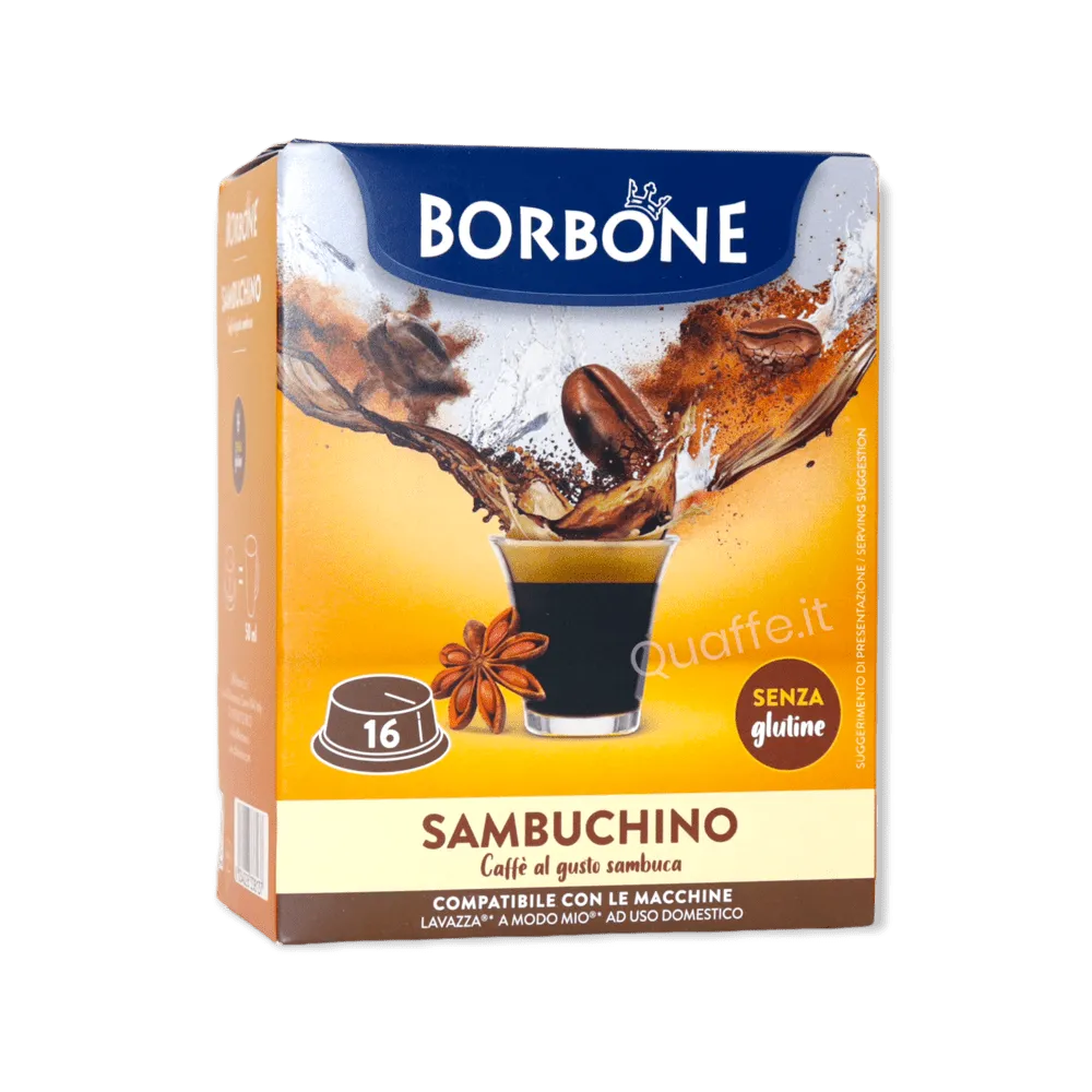 Sambuchino Borbone Capsule compatibili LAVAZZA A MODO MIO
