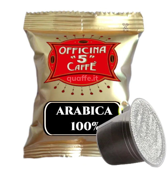 Officina 5 Caffè Miscela 100% ARABICA capsule compatibili Nespresso