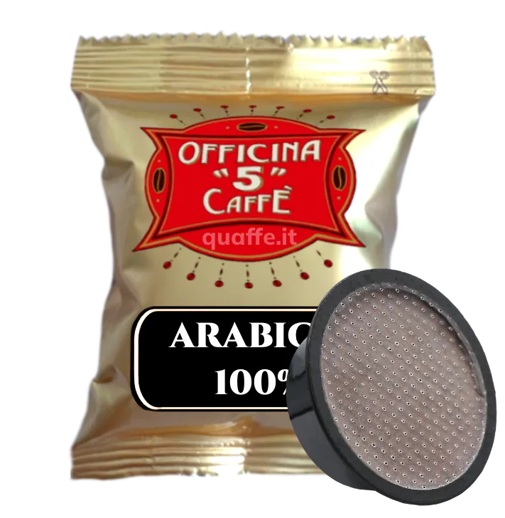 Officina 5 Caffè Miscela 100% ARABICA capsule compatibili Lavazza A Modo Mio