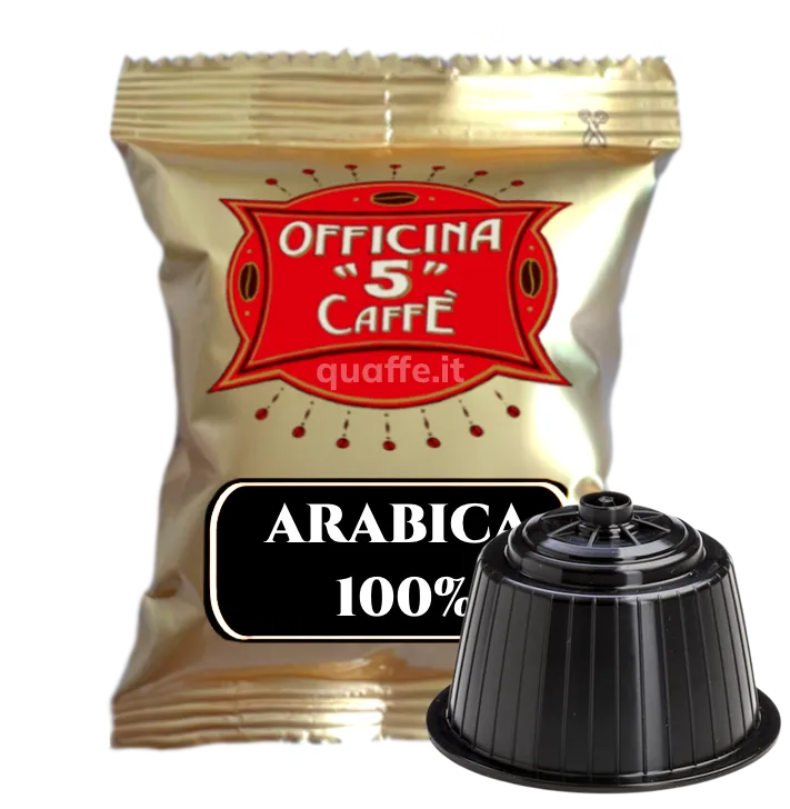 Officina 5 Caffè Miscela 100% ARABICA capsule compatibili Nescafè Dolce Gusto
