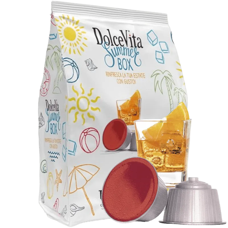 16 Capsule Dolce Vita SPRITZ ICE compatibili NESCAFE DOLCE GUSTO Summer box