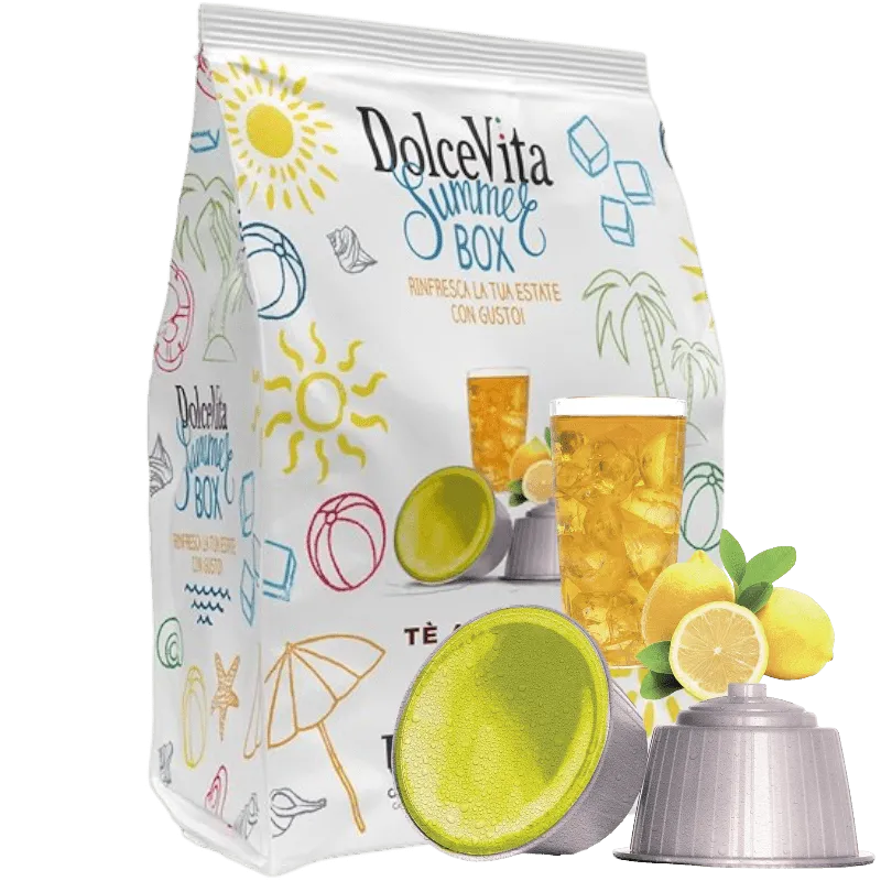 16 Capsule Dolce Vita TE LIMONE ICE compatibili NESCAFE DOLCE GUSTO Summer box