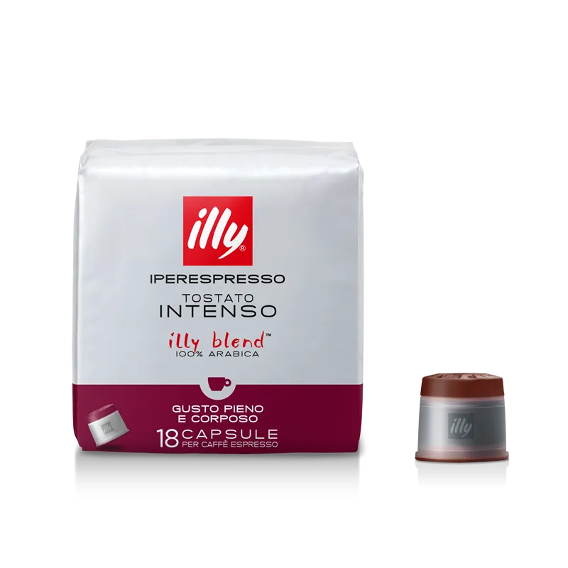 18 Capsule Caffè ILLY Iperespresso tostato INTENSO
