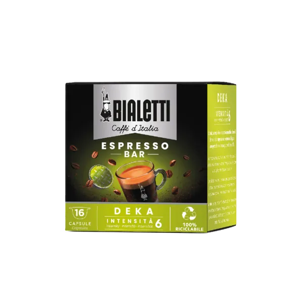 Box 16 Capsule Bialetti Miscela DECA originale