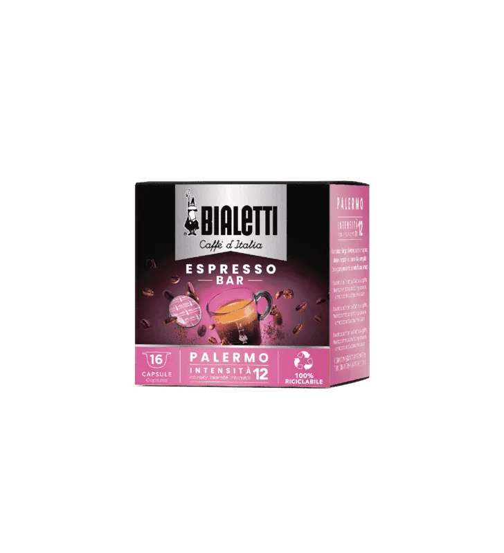 Box 16 Capsule Bialetti Miscela PALERMO originale