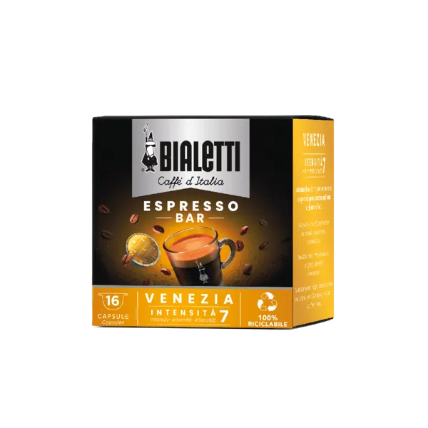 Box 16 Capsule Caffè Bialetti Miscela VENEZIA originale