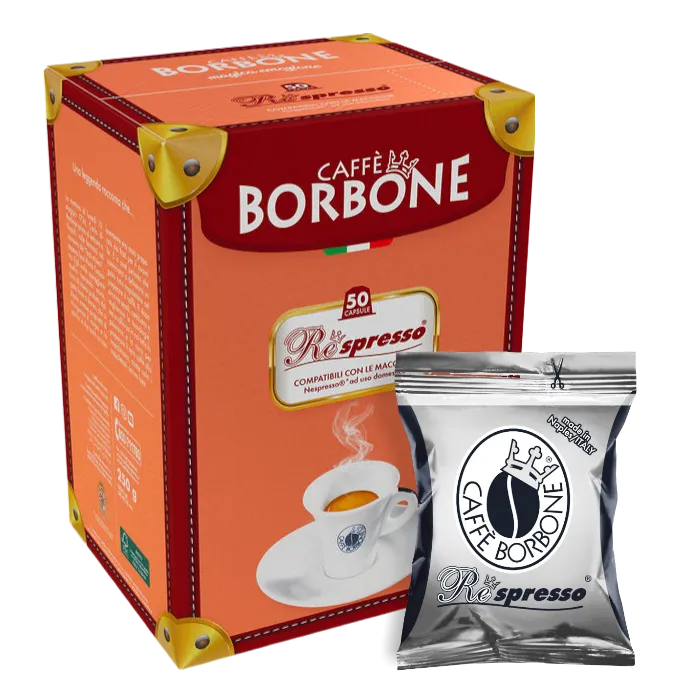 50 capsule Borbone Respresso Miscela NERA compatibili Nespresso
